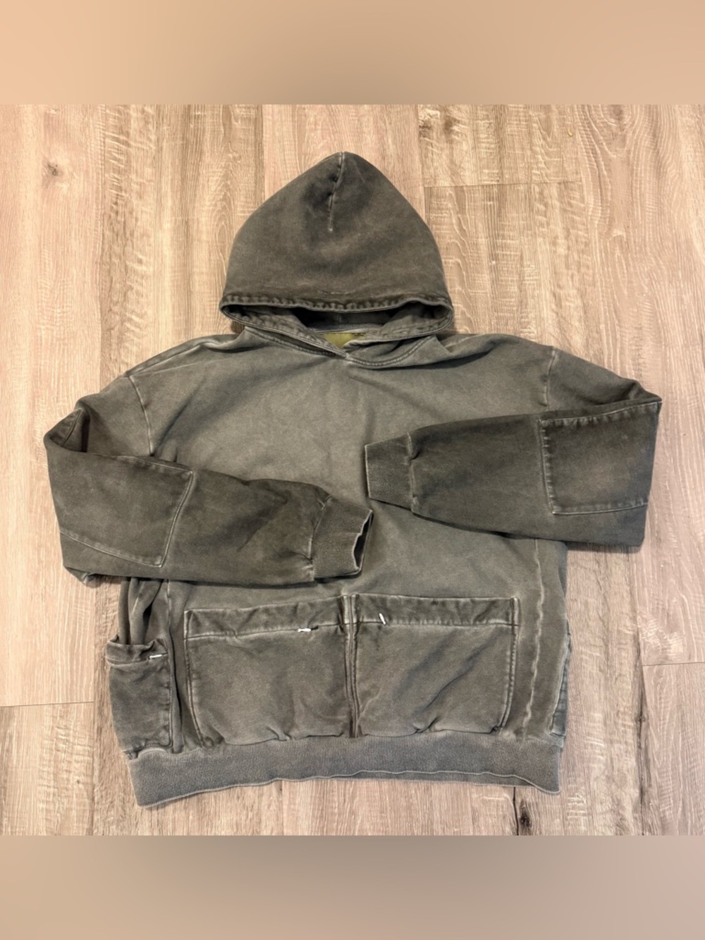 Amuletware Safe Pocket Hoodie XL Charcoal Heavyweight Amuex Sold Out Utility